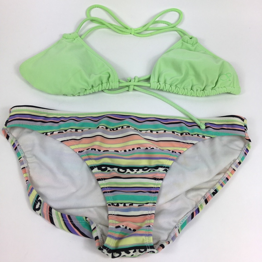 OP 2 Piece Triangle Bikini Set Swimsuit